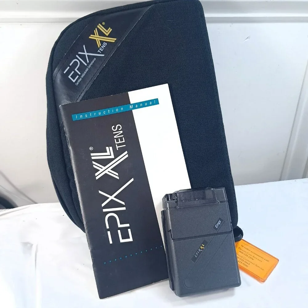 Empi Epix XL TENS Pain Relief unit & manual & travel case pouch epic READ  ONLY‎